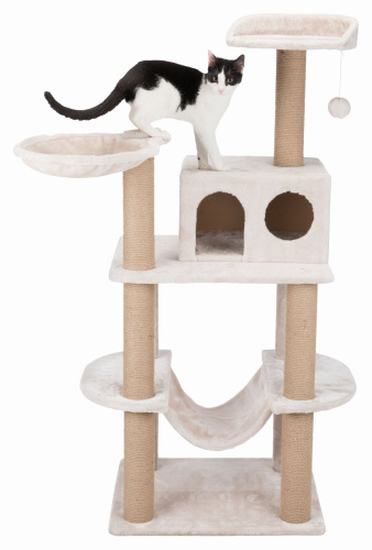 Домик для кошки Federico, 142 cм, светло-серый