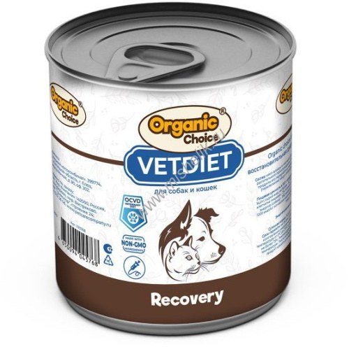 Organic Сhoice VET Recovery 340 г для собак и кошек восстановительная диета 