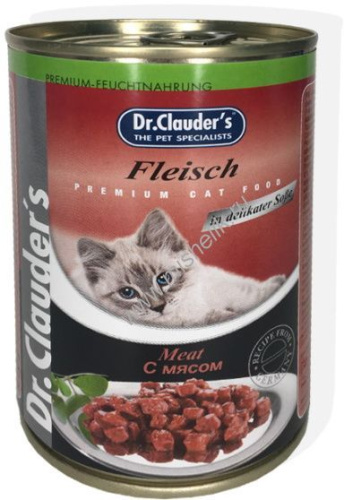 Dr.Clauder`s 415 г консервы для кошек мясо 